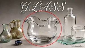 modern glass invention showcasing clear, transparent material used in everyday objects