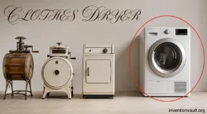 Vintage clothes dryers show the evolution of fast laundry drying technology over time.