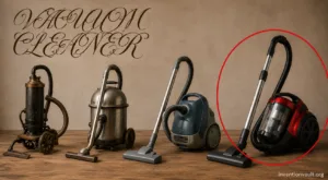 Collection of vintage and modern vacuum cleaners showcasing the evolution of indoor dust removal technology.